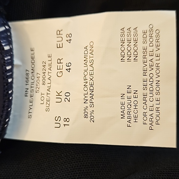 NWT Swim Solutions Tummy Control Bottoms Size 18 - Picture 5 of 7